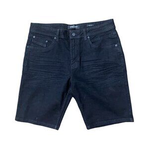 Sz.36*Kenneth Cole New York*Black Denim Shorts--Slim Fit